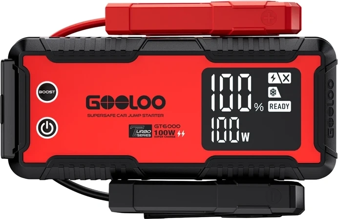 Starta jauda 6000 A 12 V transportlīdzekļiem