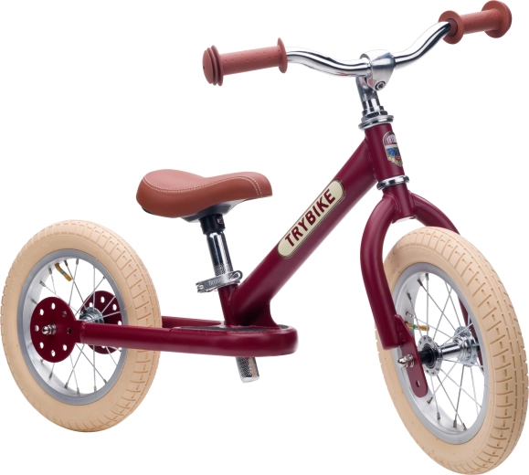 Trybike bērnu līdzsvara velosipēds sarkans