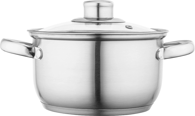 Fabio nerūsējošā tērauda katls ar vāku 16 cm, 1,9 l