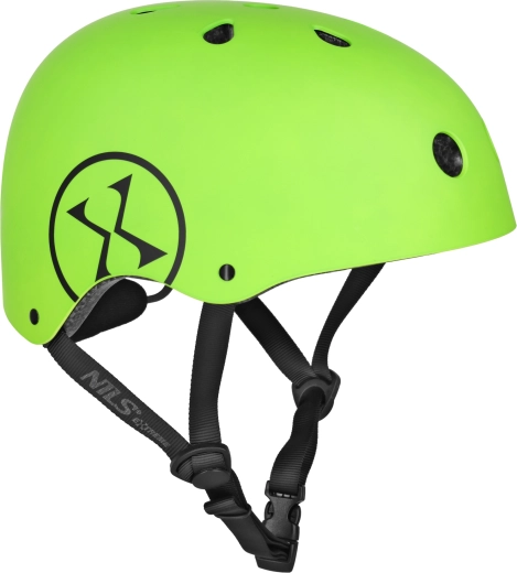 Slidu un velosipēda ķivere NILS Extreme MTW001 zaļa