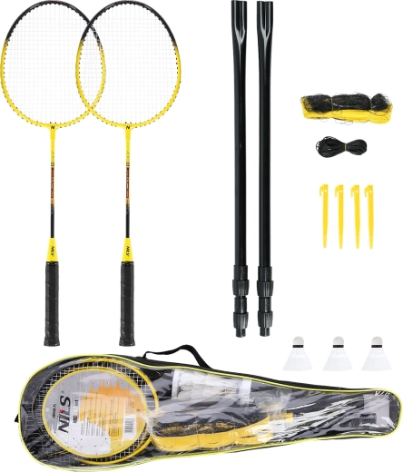 NILS NRZ262 Badminton Set with Carry Case