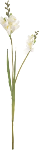 Artificial Flower – White Freesia 54 cm