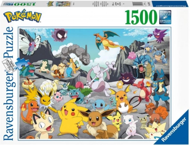 2D puzle 1500 gabali Pokémon Classic