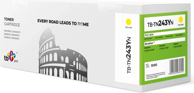 Yellow toner Brother TN243Y compatible
