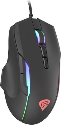 Spēļu pele GENESIS Xenon 220 ar klusajiem slēdžiem un RGB apgaismojumu, 6400 DPI