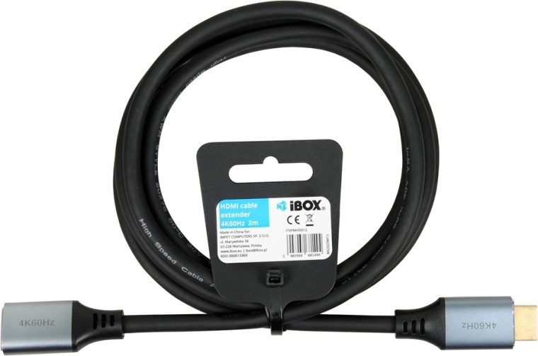 DisplayPort–HDMI kabelis 4K 60 Hz, zeltīti savienotāji, 3 m