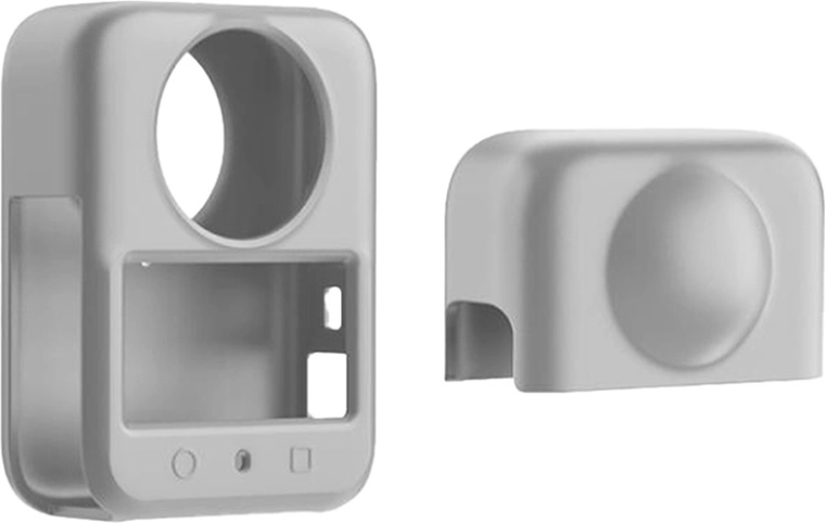 Silikona aizsargvāciņš ar objektīva vāciņu DJI Osmo 360 (pelēks) PULUZ
