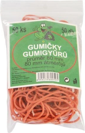 Gumijas lentes 80 mm – iepakojums 50 gab.