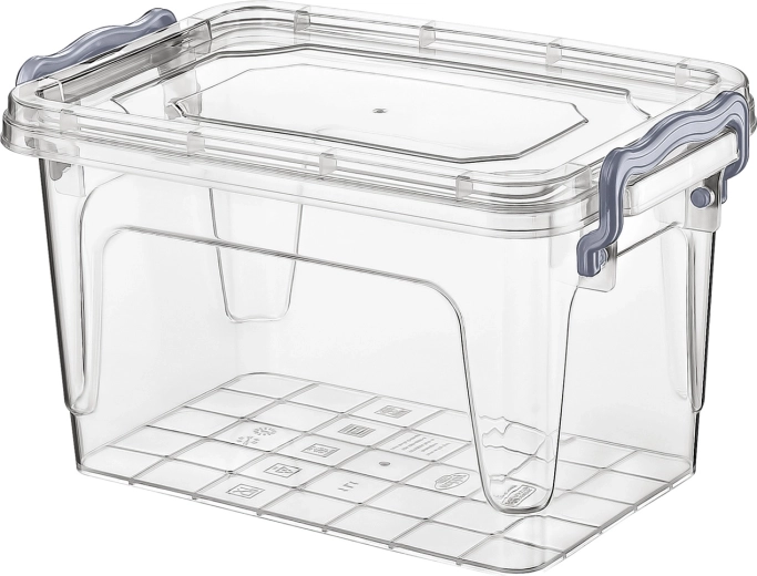 Taisnstūra plastmasas pārtikas kaste Maxi Multi Box 1 l ar vāku