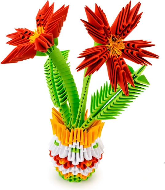 Origami 3D ziedi PEXI – radošais papīra komplekts