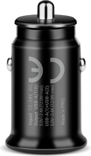 Divi USB‑A porti vienlaicīgai uzlādei