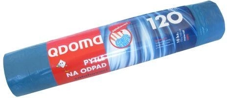 Atkritumu maisi ar savelkamu auklu 120 l, 70 × 100 cm, 27 μ, 10 gab.