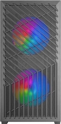 Datora korpuss MARS MC‑Vortex mATX, 3× FRGB ventilators