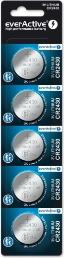 Lithium Battery CR2430 - Set of 5 pcs