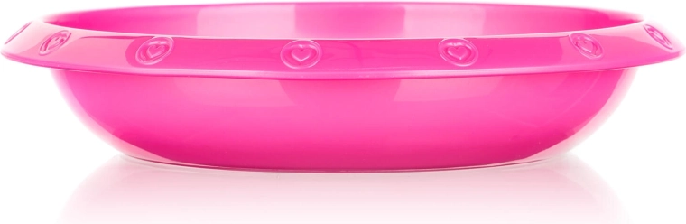 Practical size with raised rim