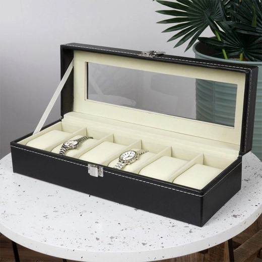 6 padded compartments