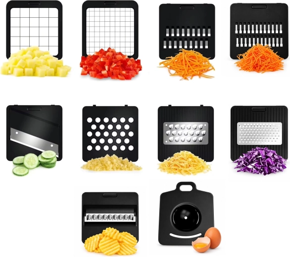 10 attachments for versatile food preparation