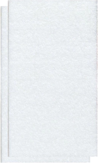 Felt self-adhesive furniture pads 100 × 60 mm, white, 2 pcs