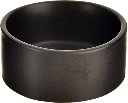 Black ceramic tealight candle holder