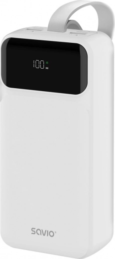 SAVIO BA-11 powerbanka 30000 mAh ar ātro uzlādi