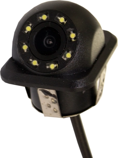 Atpakaļskata kamera automašīnai 12 V 720p ar 8 LED diodēm