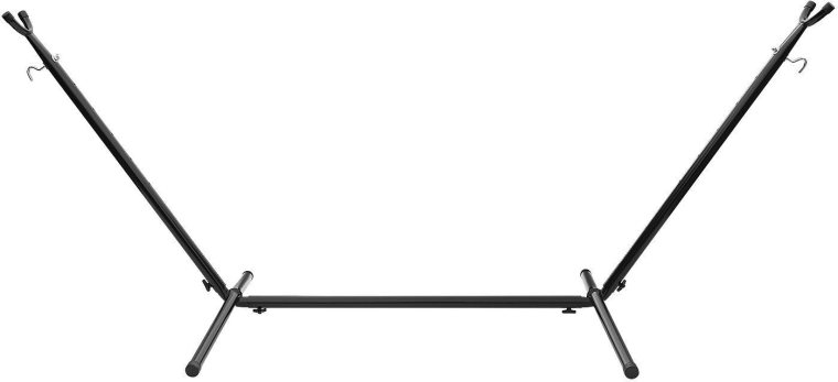 Metal stand for a garden hammock