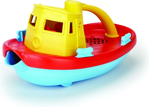 Green Toys laiviņa vannai dzeltena