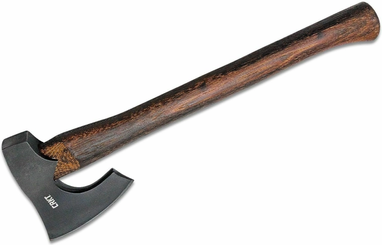 CRKT Freyr cirvis 820 g no oglekļa tērauda ar koka rokturi
