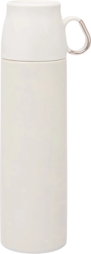 Altom Design thermos with cup-shaped lid 500 ml, white with gold details