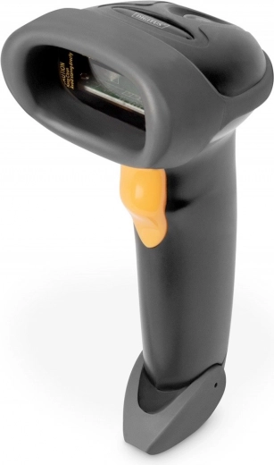 Rokas svītrkodu lasītājs ar USB pieslēgumu un statīvu