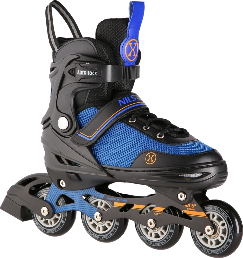 Skrituļslidas un ledus slidas 2v1 NILS Extreme NH18188A – Melni-oranža 1