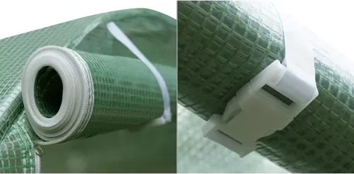 Izturīgs 140 g/m² PE pārklājums ar pastiprinātu sietu