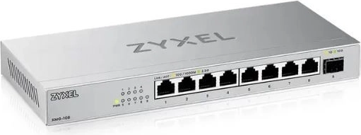 Zyxel XMG-108 8 portu 2,5G slēdzis ar 10G SFP+ uplinku