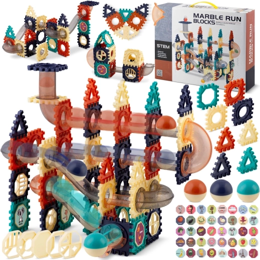 Ricokids construction set with marble run