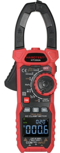 Digitālais strāvas knaibles multimetrs Habotest HT208D