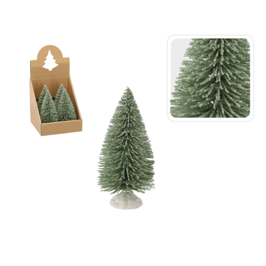 Mini Ziemassvētku eglīte 18 cm – mākslīga, zaļa