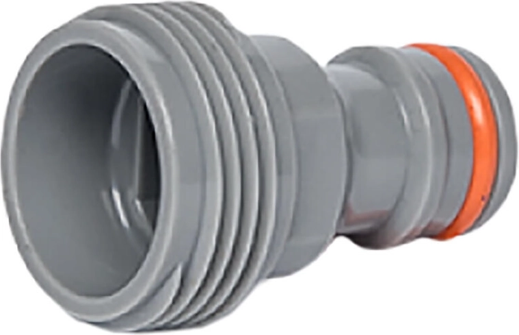 Plastmasas adapteris ar ārējo vītni 3/4" WHITE LINE