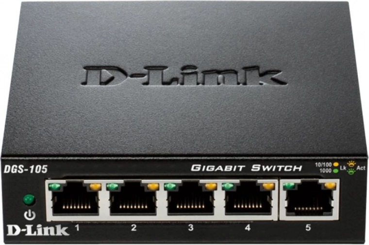 D-Link DGS-105 5 portu gigabitu komutators