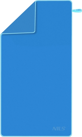 NILS quick-drying microfiber towel, blue