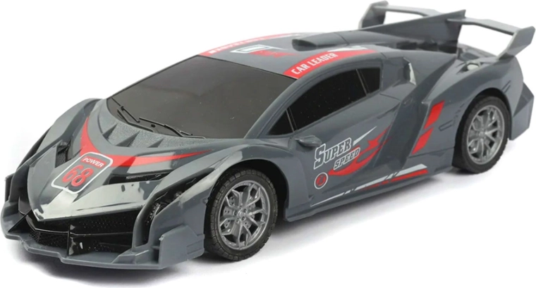 Sporta RC auto pelēki sarkans - 1 gabals