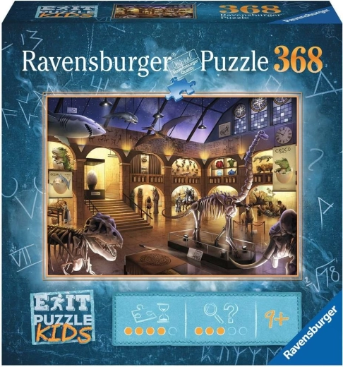 RAVENSBURGER EXIT – nakts muzejā: izbēgšanas puzle bērniem (368 detaļas)