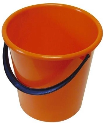 Bucket with measuring scale 12 l – color mix