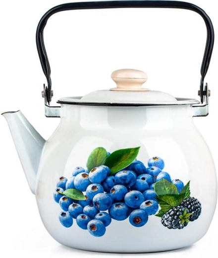 Emaljēta tējkanna ar vāku 3,5 l TORO