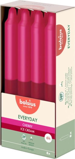 Aromātiskā koniskā svece Cherry Ice Cream - 1 gabals