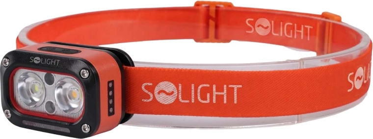 Solight rechargeable LED headlamp 250 lm with infrared sensor (warm and cool light)