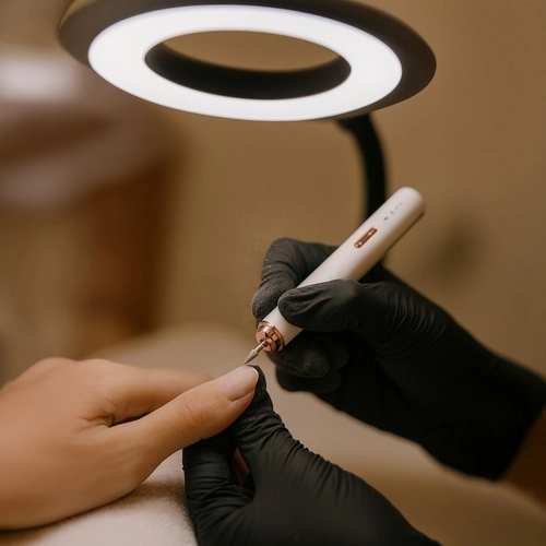 Precise work when shaping nails