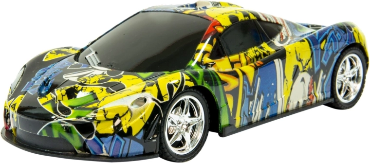 Sporta RC auto ar grafiti dizainu – 1 gabals