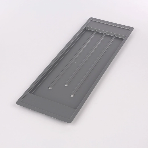 Metpol sudraba noteces paplāte 59,5 × 20 cm divstāvu trauku notecinātājam 60 cm