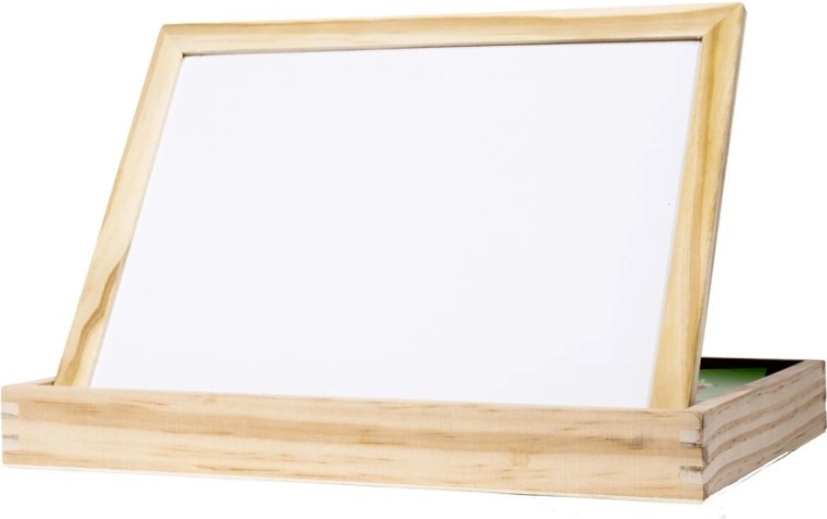 Wooden box for storing accessories