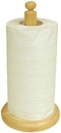 Koka statīvs virtuves papīra dvieļiem no dižskābarža koka 31,5 cm